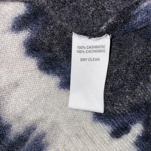 Saks 5th Avenue women’s tie dye cashmere crew neck sweater Sz Xs - Picture 7 of 10